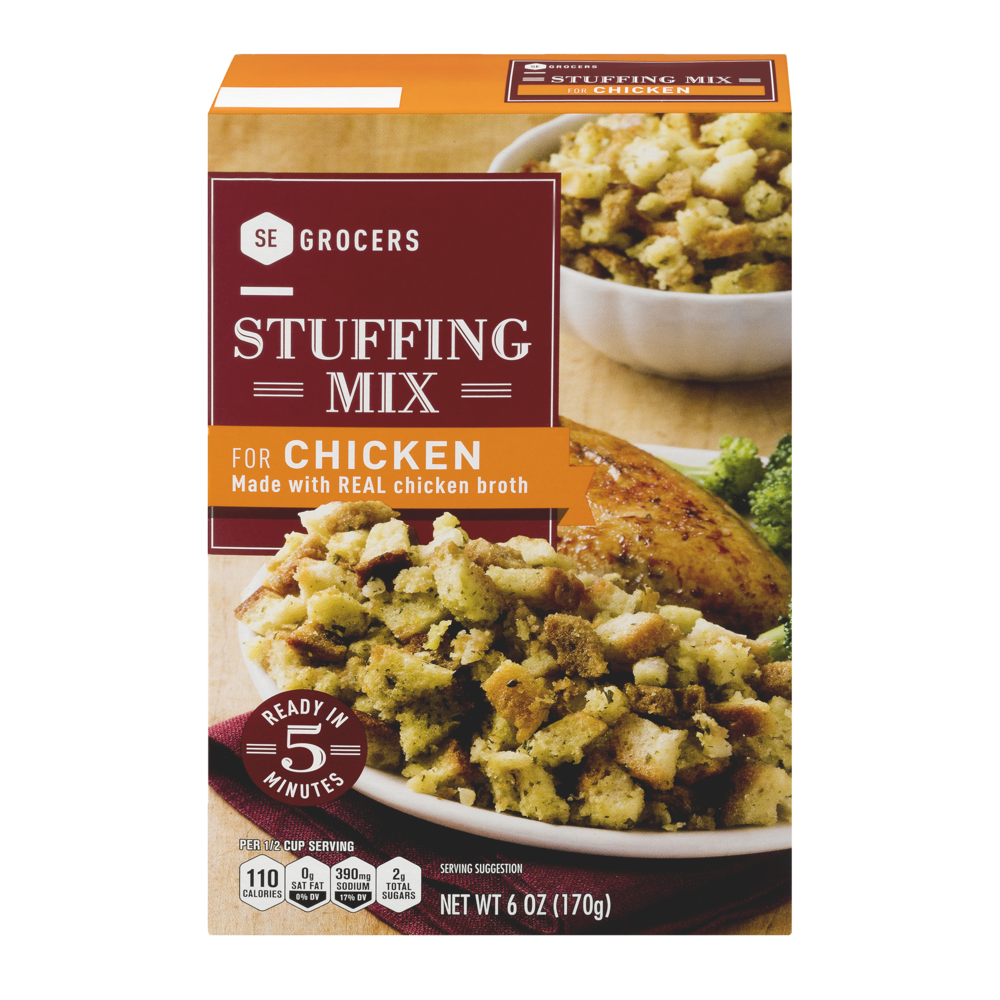 slide 1 of 1, SE Grocers Chicken Stuffing Mix, 6 oz