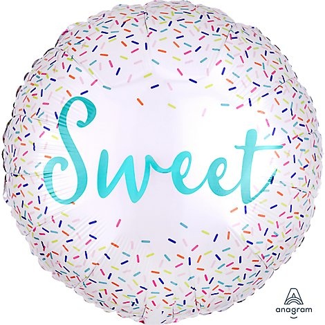 slide 1 of 1, Balloon Mylar Standard 18 Inch - Each (style may vary), 1 ct