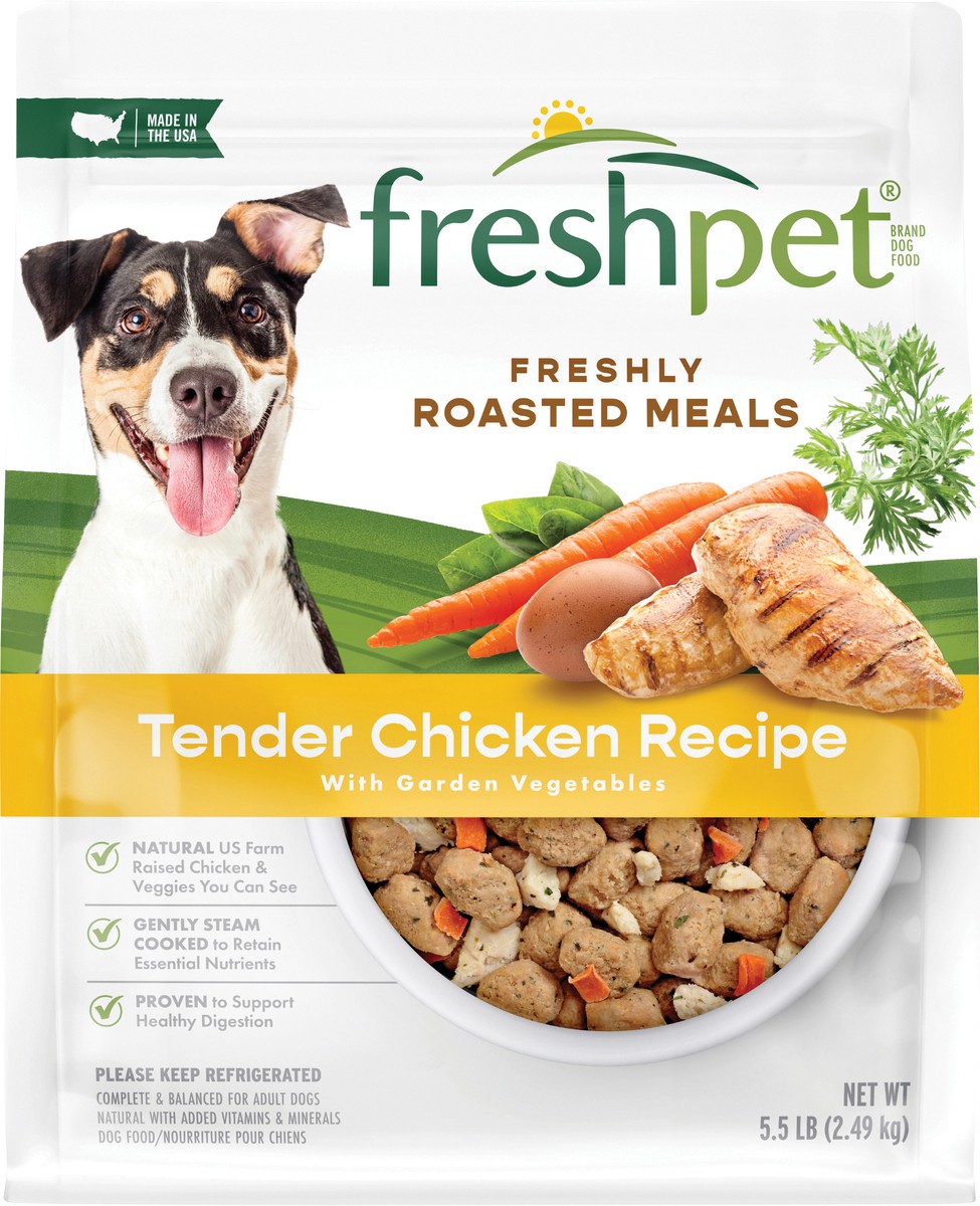 slide 3 of 3, Freshpet Select Roasted Meals Tender Chicken Recipe, 5.5 lb