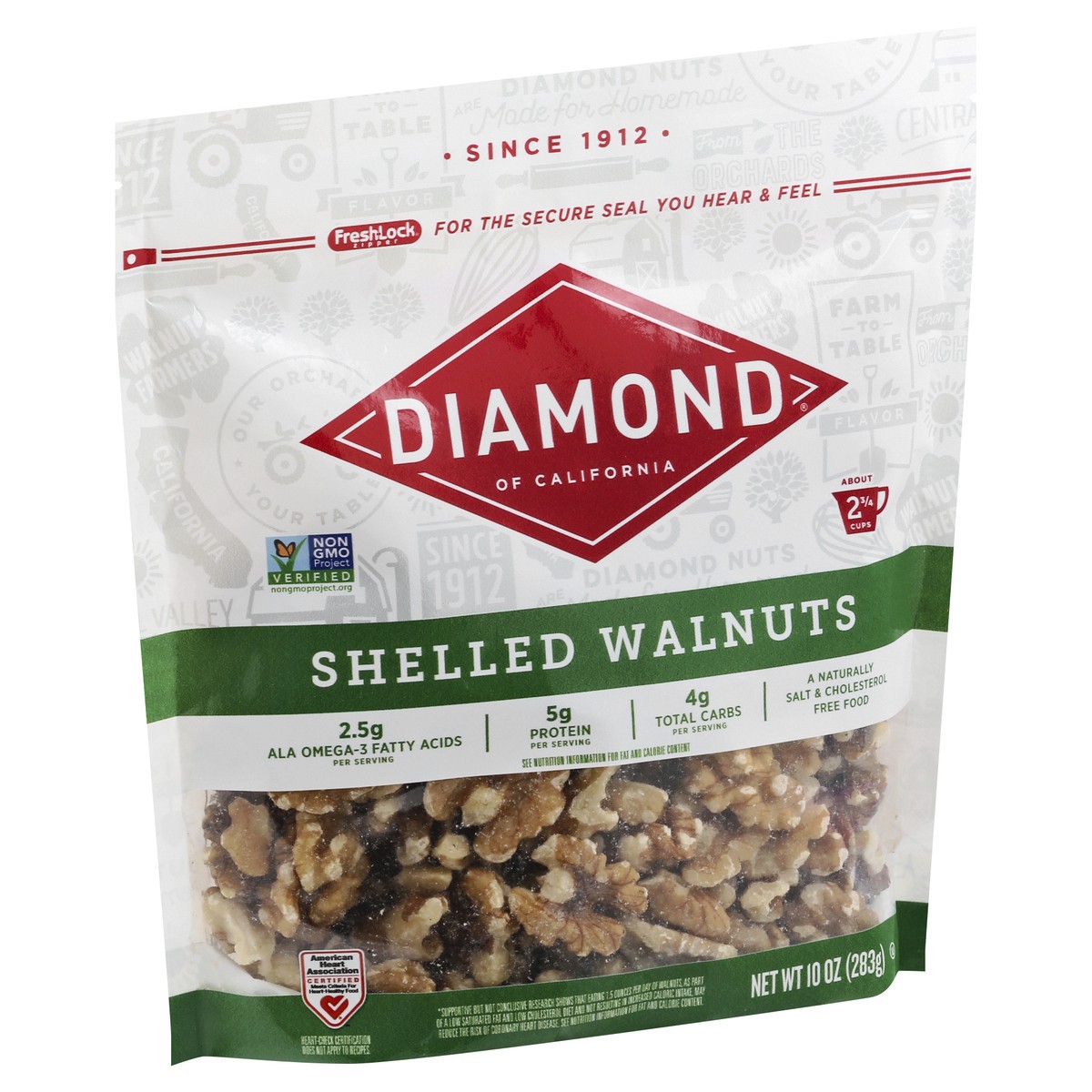 slide 2 of 13, Diamond Shelled Walnuts, 10 oz