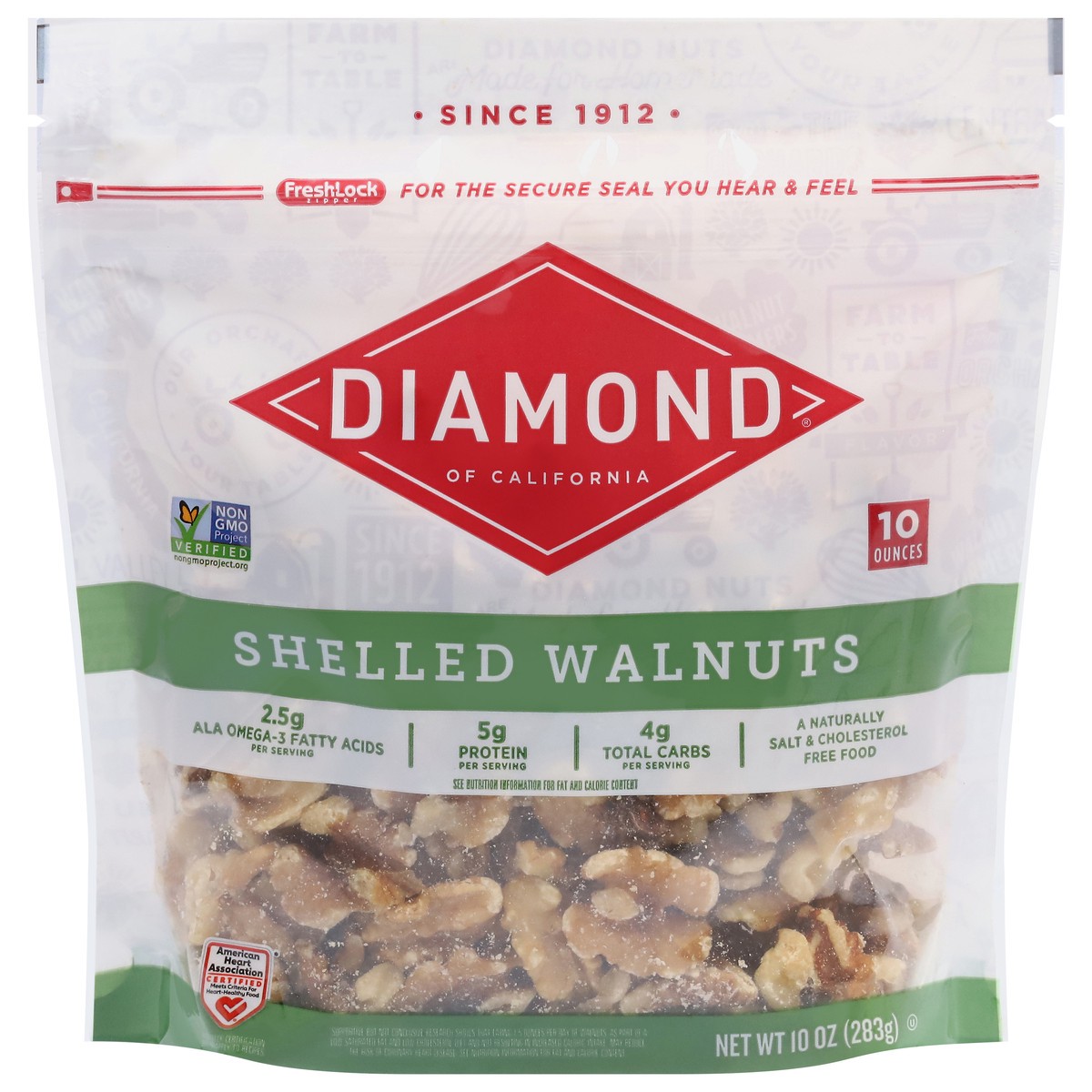 slide 1 of 13, Diamond Shelled Walnuts, 10 oz