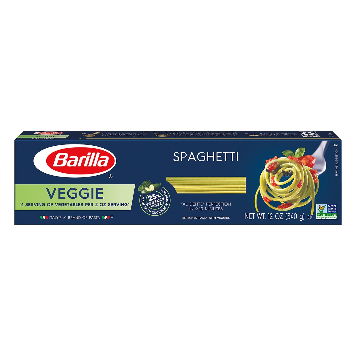 slide 12 of 14, Barilla Veggie Spaghetti, 12 oz