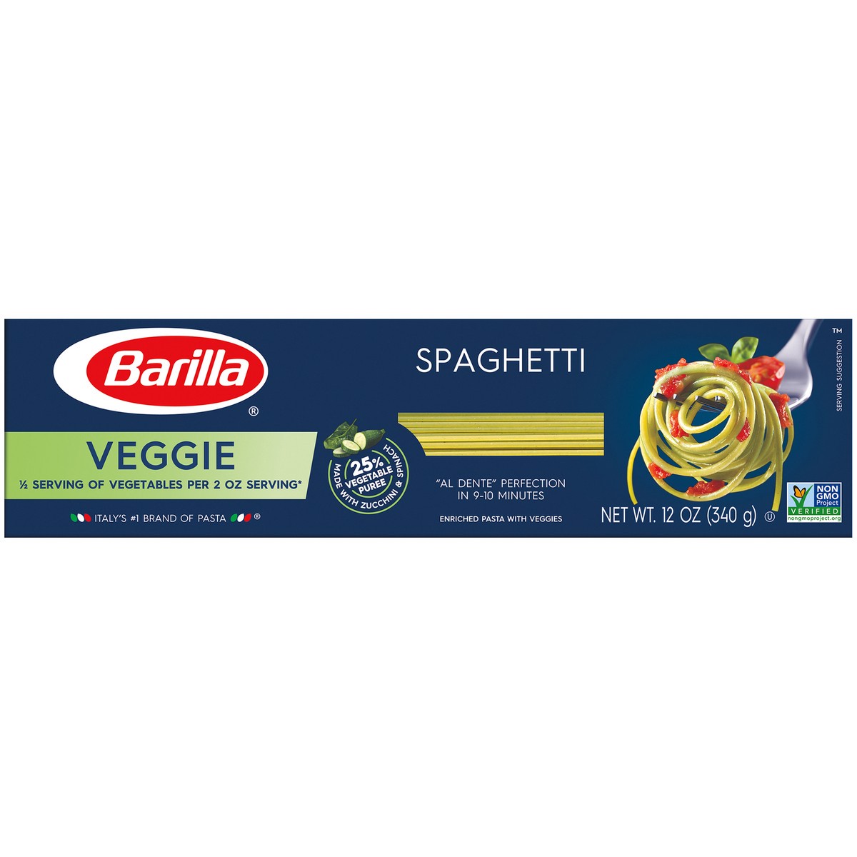 slide 7 of 14, Barilla Veggie Spaghetti, 12 oz