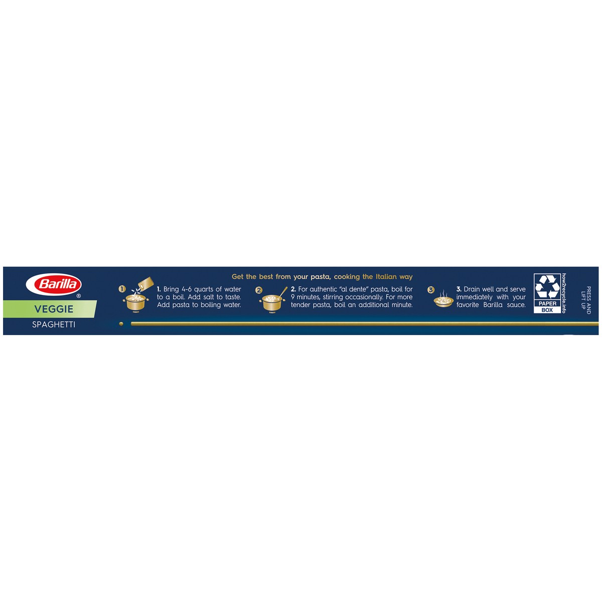 slide 9 of 14, Barilla Veggie Spaghetti, 12 oz