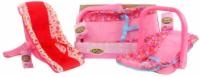 slide 1 of 1, Gigo Doll Carrier Seat - Pink, 1 ct