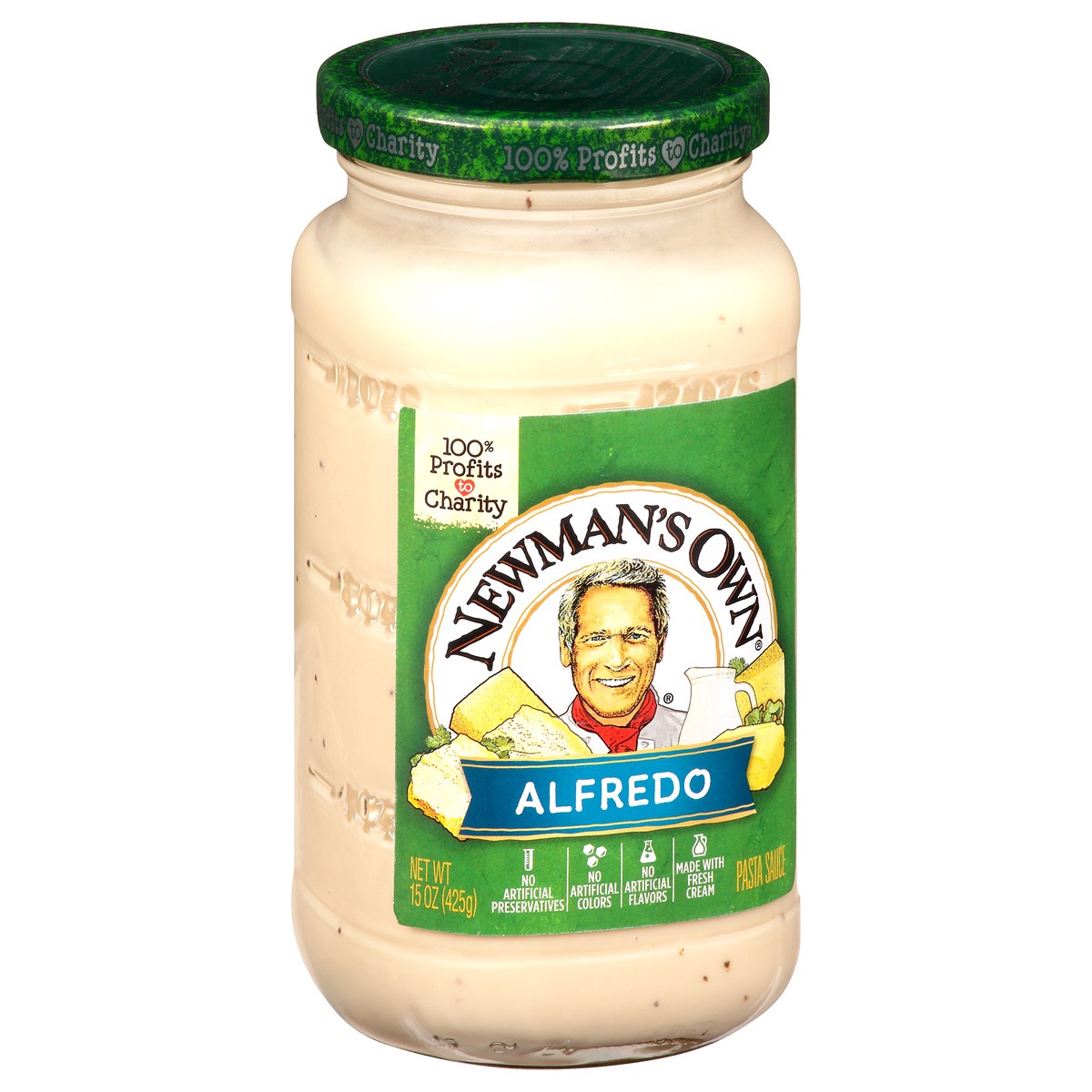 slide 10 of 11, Newman's Own Alfredo Pasta Sauce 15 oz, 15 oz