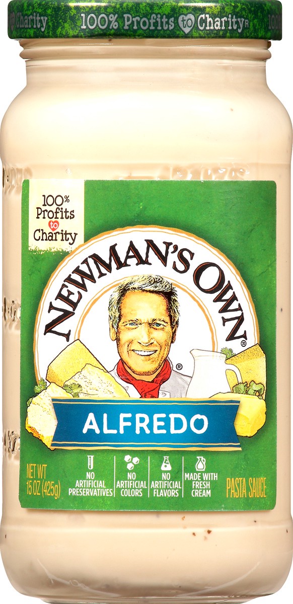 slide 8 of 11, Newman's Own Alfredo Pasta Sauce 15 oz, 15 oz