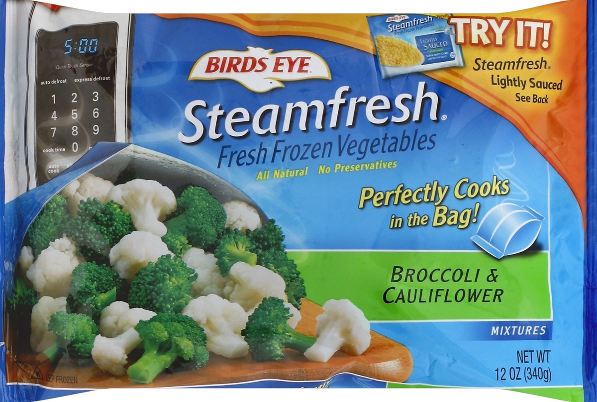 slide 3 of 5, Birds Eye Broccoli & Cauliflower 12 oz, 12 oz