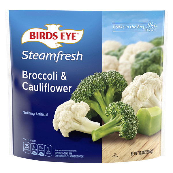 slide 1 of 5, Birds Eye Broccoli & Cauliflower 12 oz, 12 oz