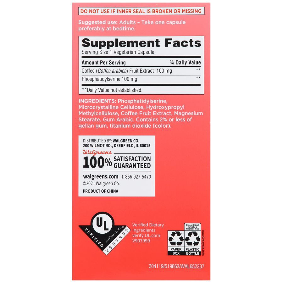 slide 3 of 5, Walgreens Brain Performance, Original Strength, 30 ct