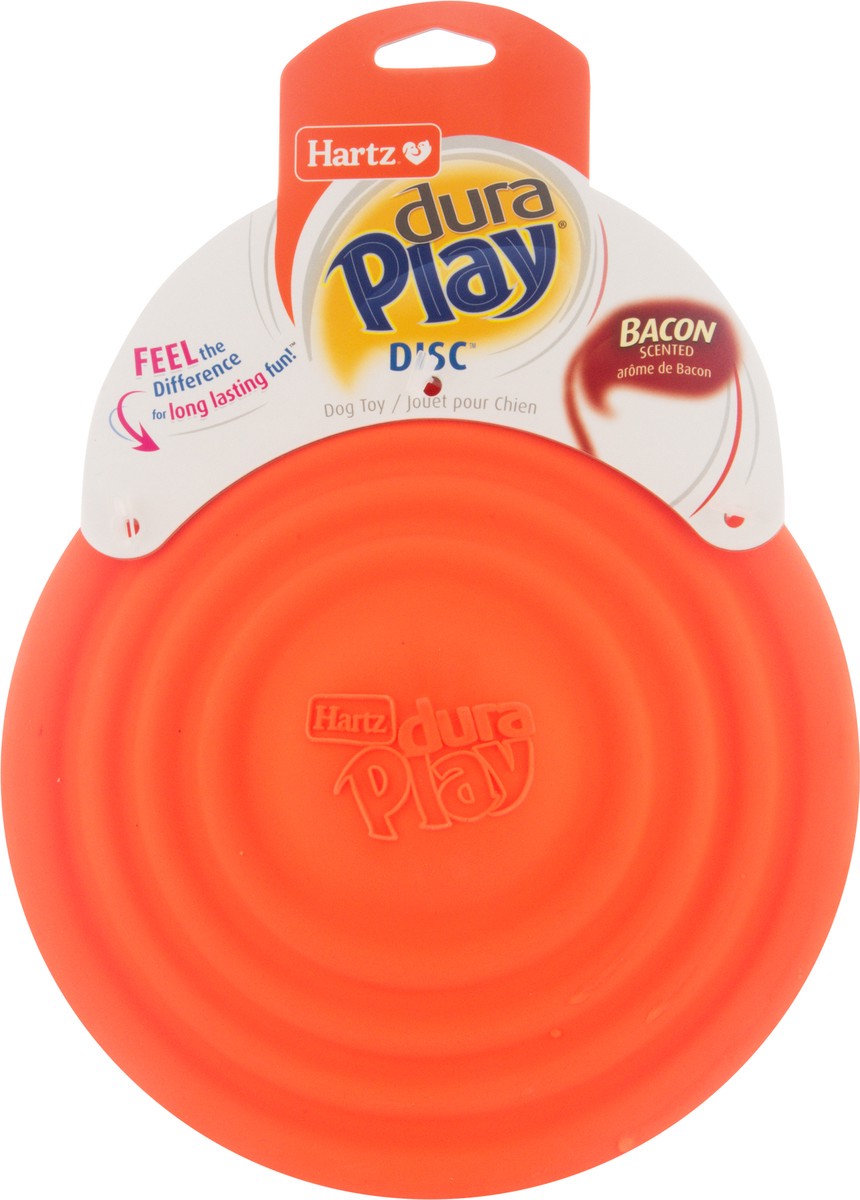 slide 8 of 11, Hartz Dura Play Disc Bacon Scented Dog Toy 1 ea, 1 ct