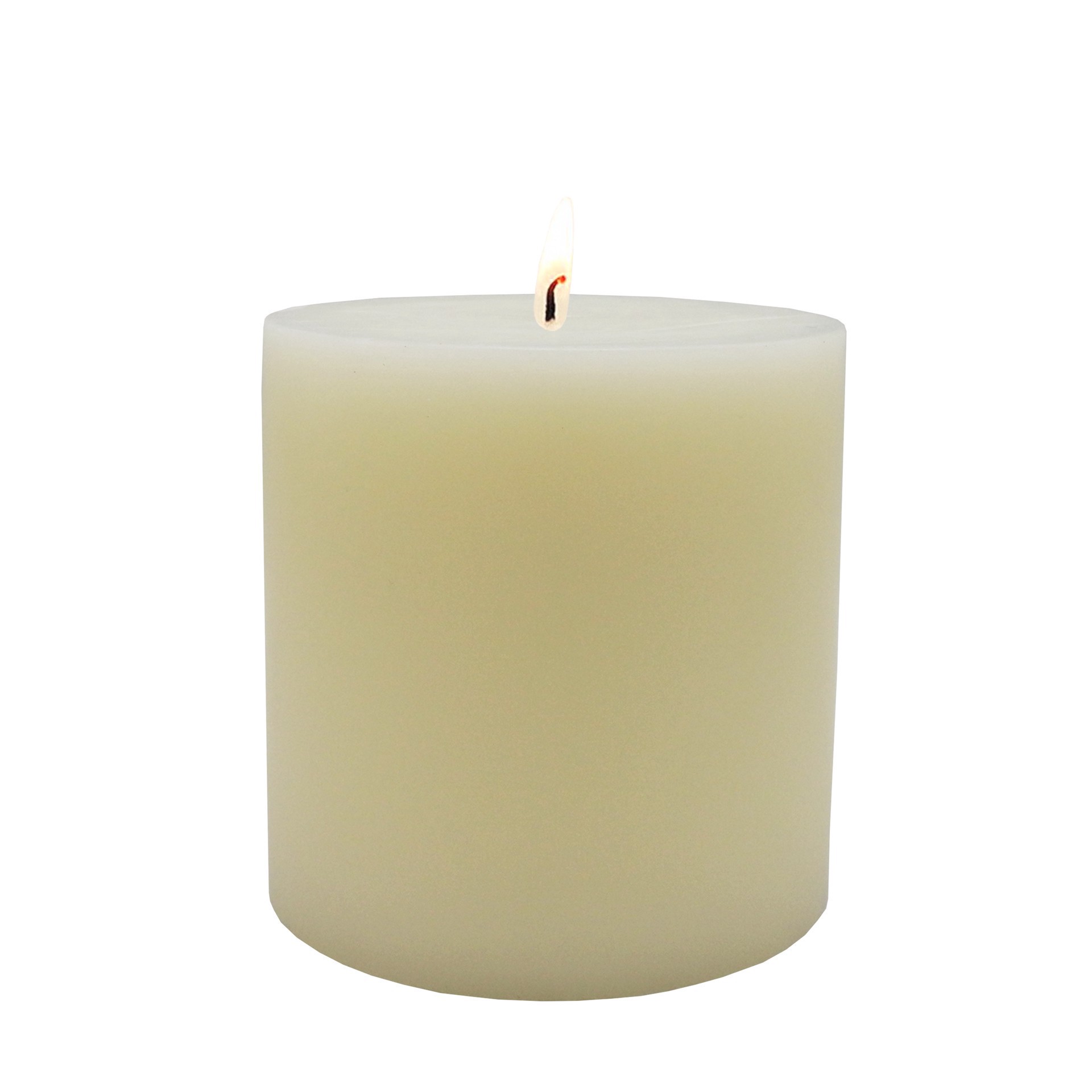 slide 6 of 6, 4" X 4" Ivory Pillar Candle By Ashland, 4 in x 4 in