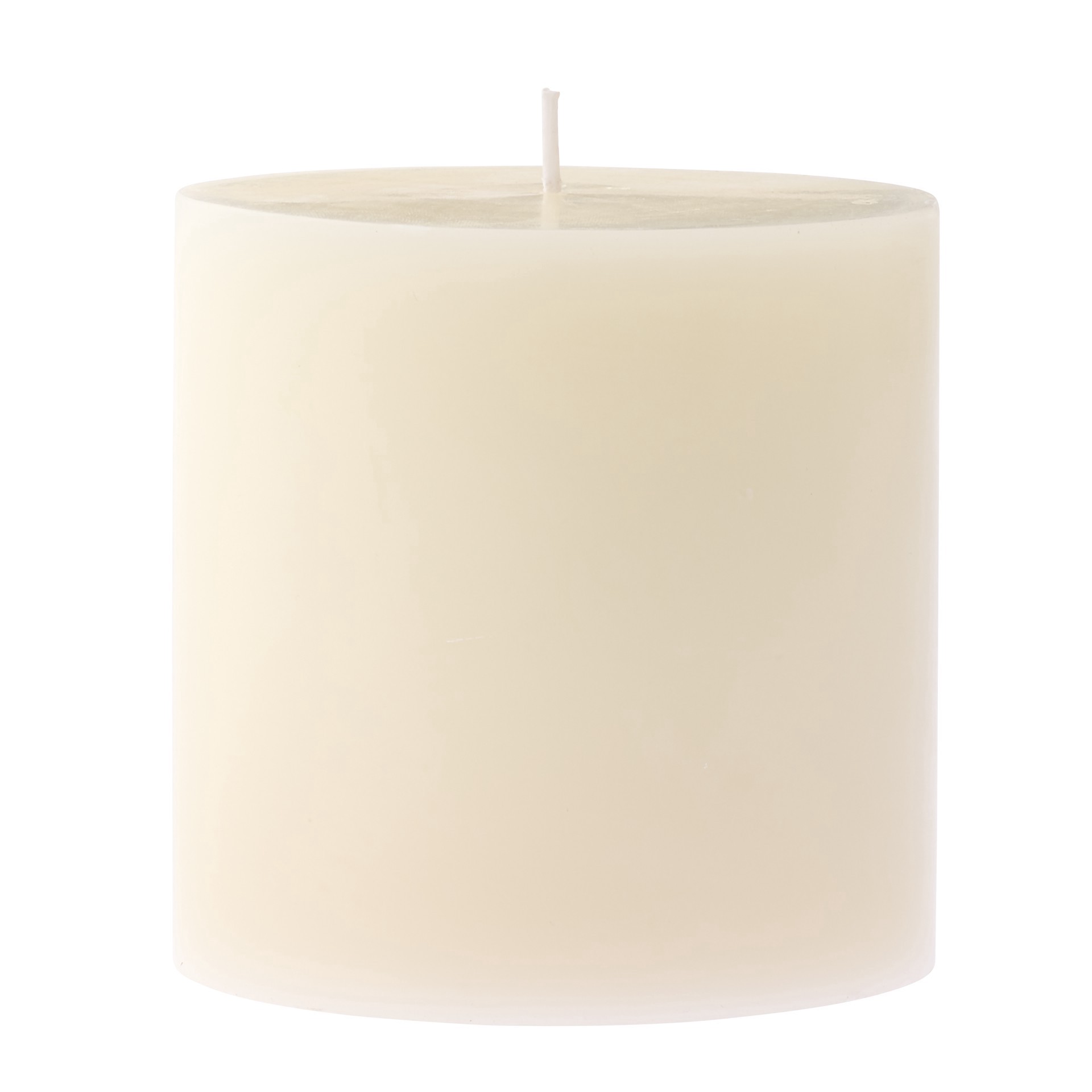 slide 4 of 6, 4" X 4" Ivory Pillar Candle By Ashland, 4 in x 4 in
