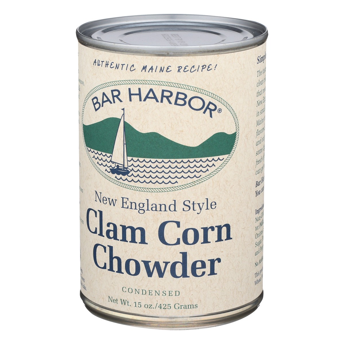 slide 5 of 10, Bar Harbor Condensed New England Style Clam Corn Chowder 15 oz, 15 oz