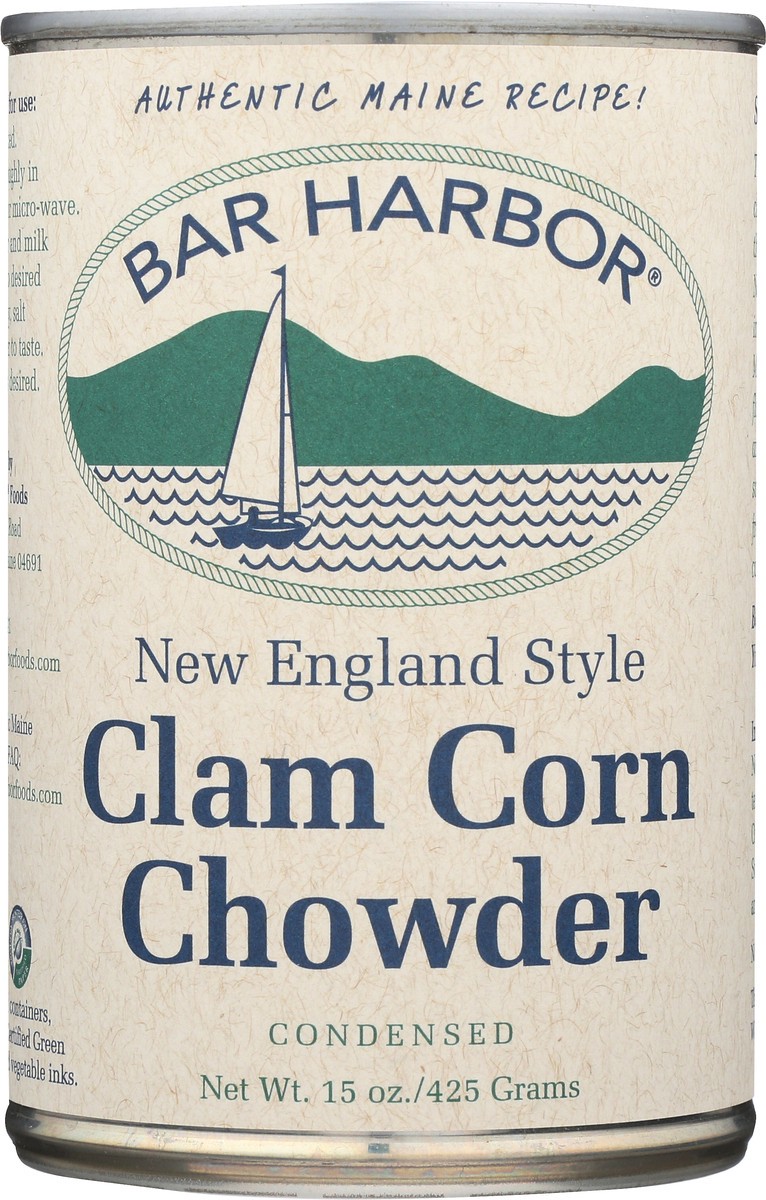 slide 8 of 10, Bar Harbor Condensed New England Style Clam Corn Chowder 15 oz, 15 oz