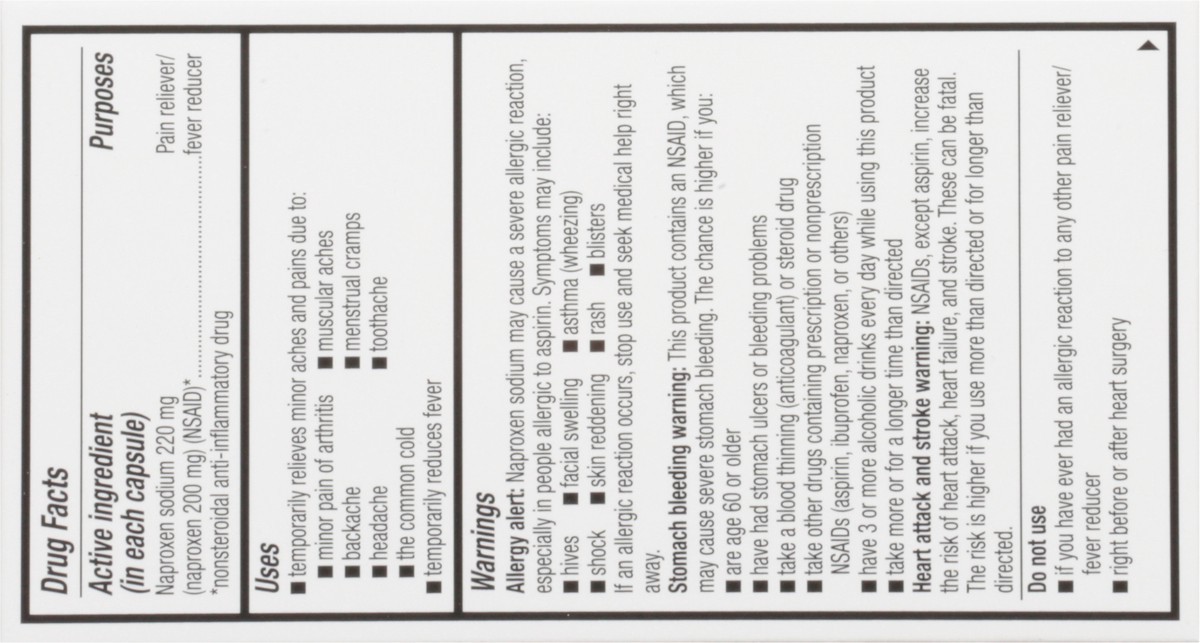 slide 11 of 13, TopCare Naproxen Sodium Liquid Gels, 80 ct