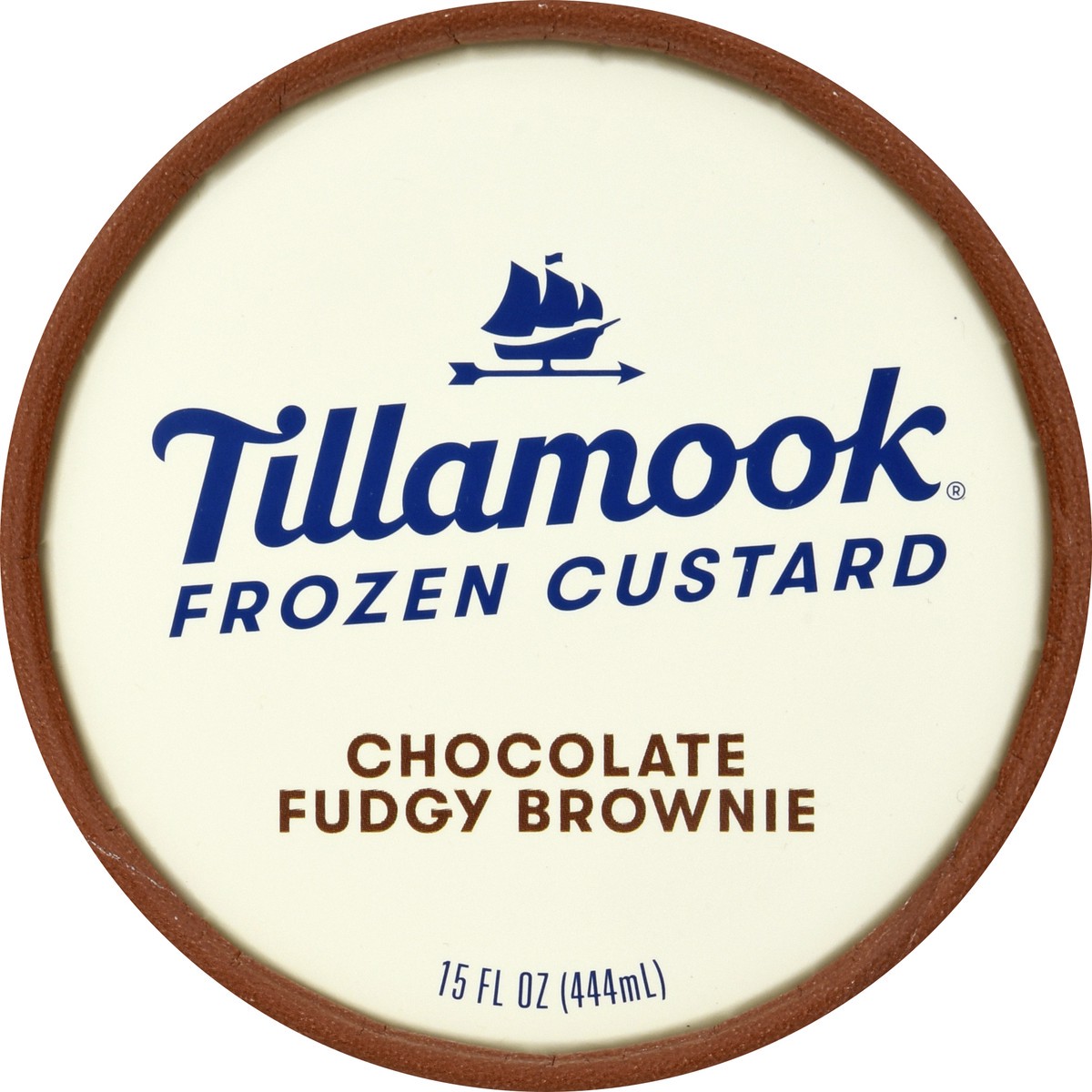 slide 3 of 9, Tillamook Chocolate Fudgy Brownie Frozen Custard Dessert, 15fl-oz, 15 oz