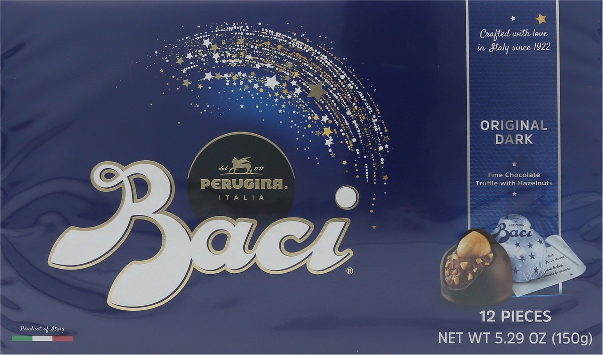 slide 7 of 13, Perugina Baci Classic Dark Chocolate 12-Piece 5.29Oz (150g), 5.29 oz
