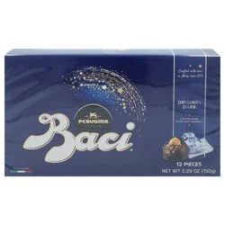 Perugina Baci Classic Dark Chocolate 12-Piece 5.29Oz (150g)