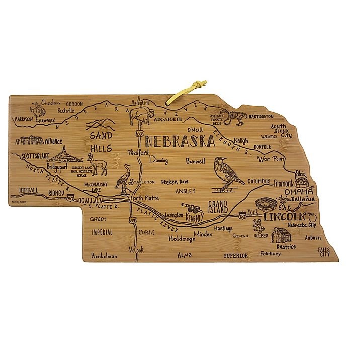 slide 1 of 1, Totally Bamboo Nebraska Destination Cutting Board, 1 ct