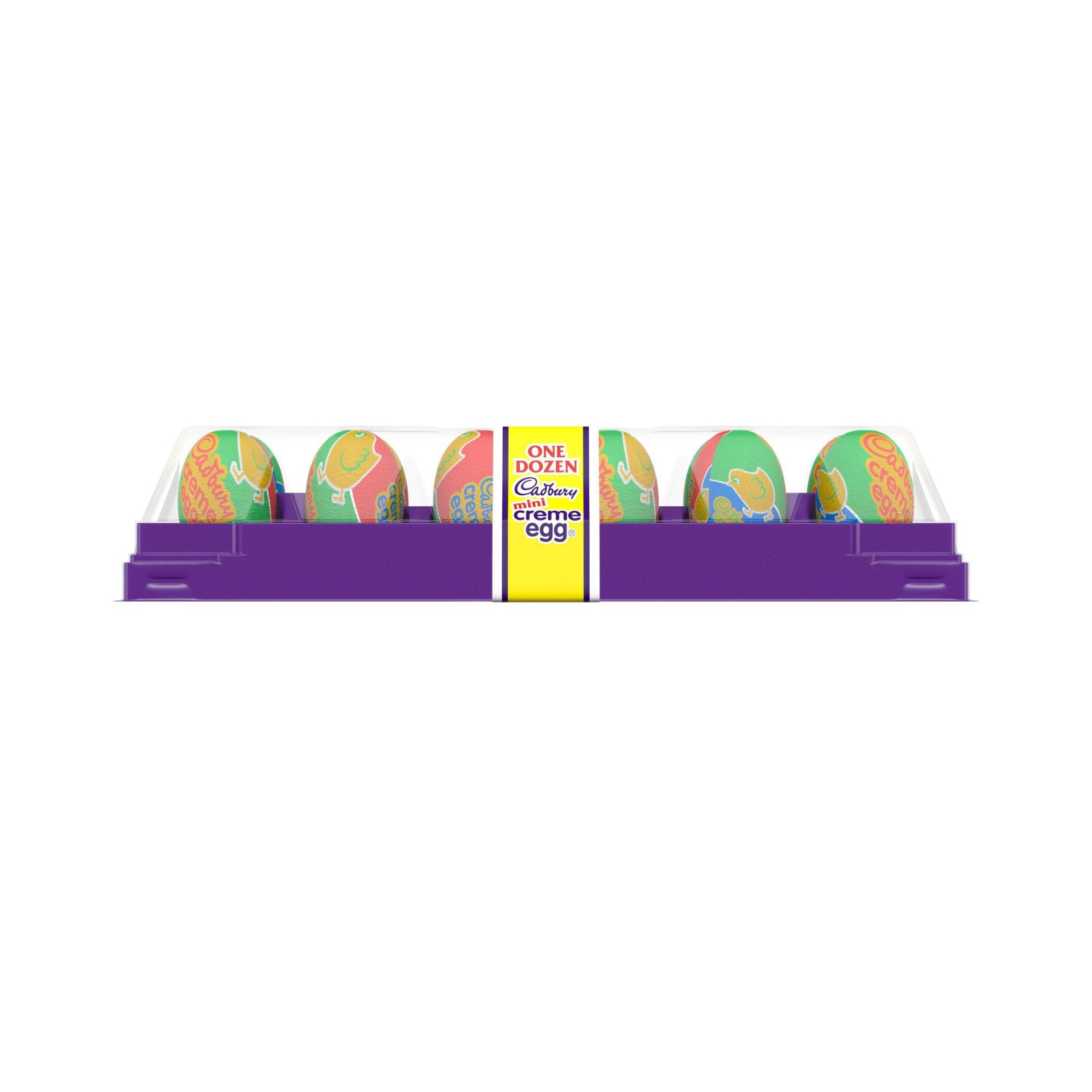 slide 1 of 5, Cadbury Creme Eggs Mini Easter Candy, 12 ct; 3.8 oz