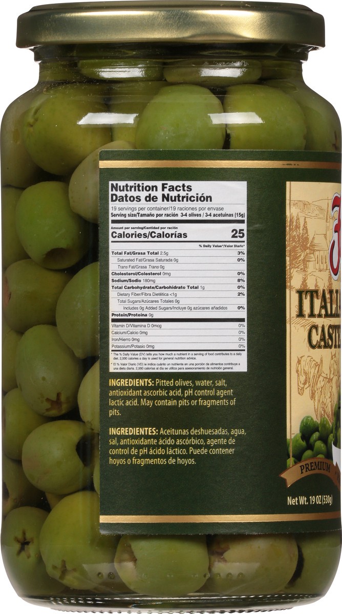 slide 5 of 12, Flora Pitted Imported Italian Olives 19 oz, 19 oz