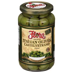 Flora Pitted Imported Italian Olives 19 oz