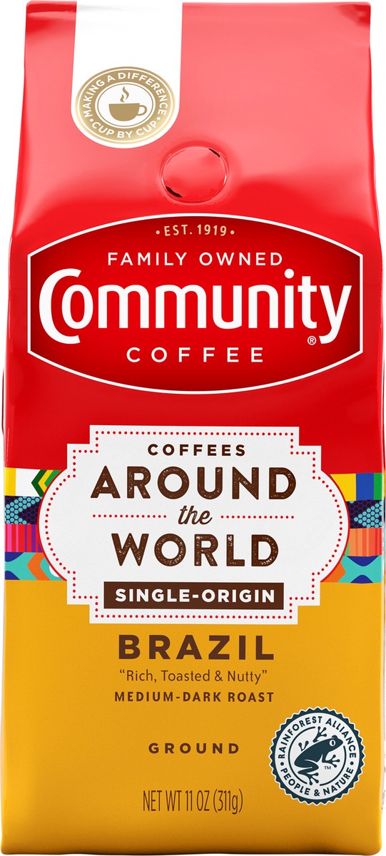 slide 1 of 8, Community Coffee Around The World Brazil - 12 oz, 12 oz