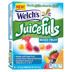 Welch's Juicefuls Mixed Fruit Juicy Fruit Snacks 6ct Box