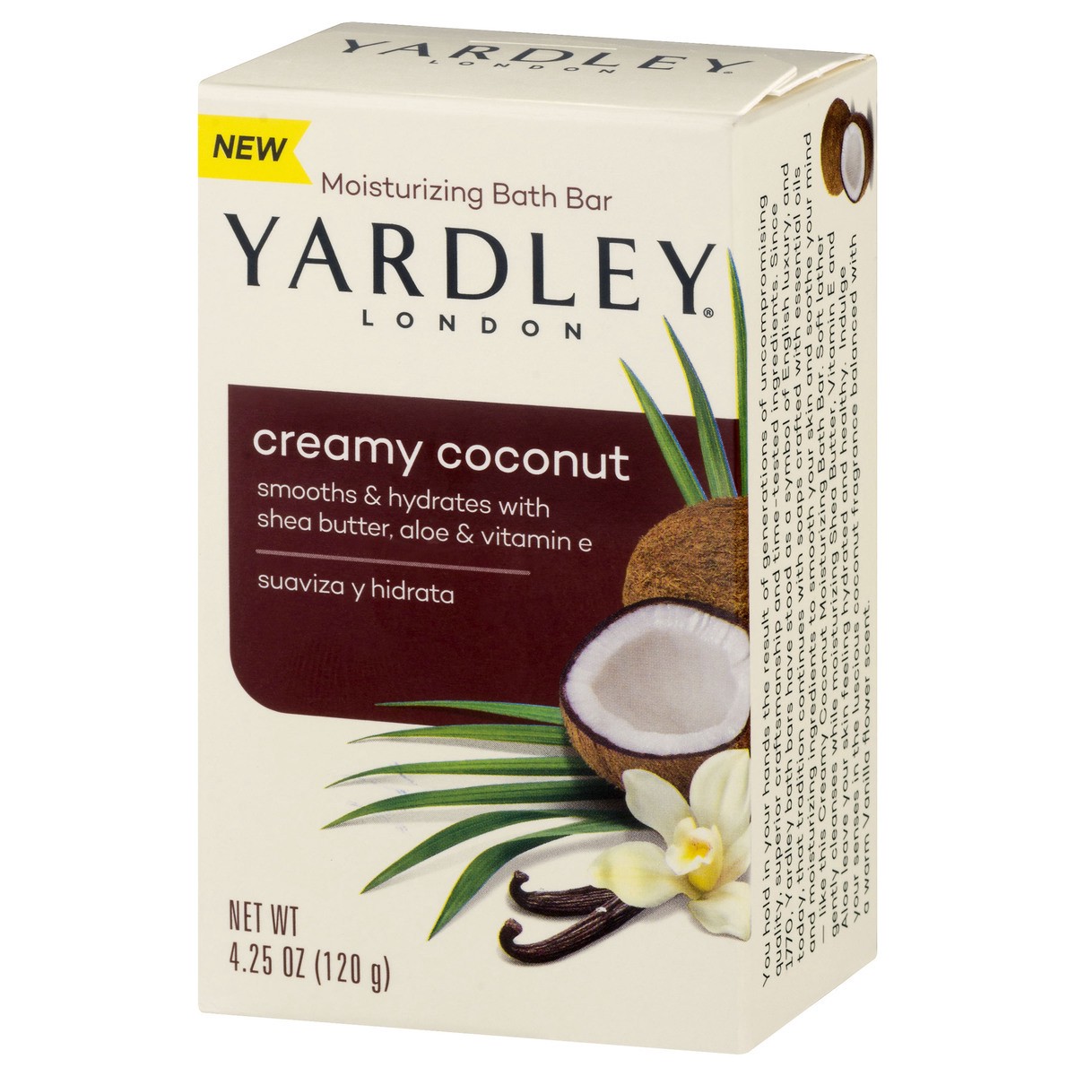 slide 3 of 9, Yardley Creamy Coconut Bath Bar 4.25 oz, 4.25 fl oz