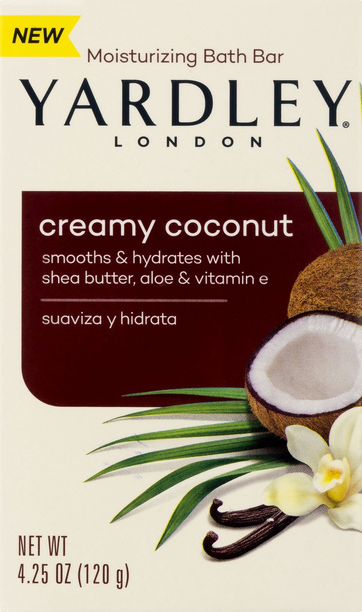 slide 8 of 9, Yardley Creamy Coconut Bath Bar 4.25 oz, 4.25 fl oz