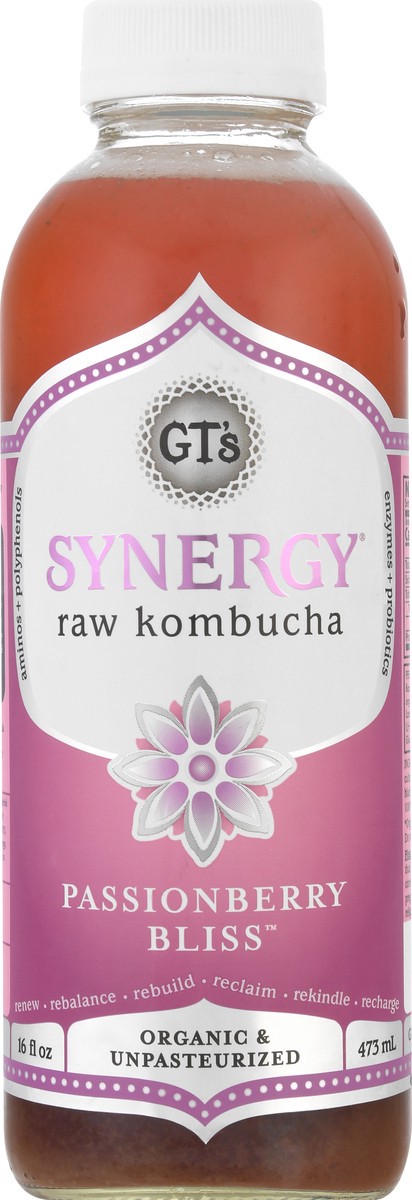 slide 1 of 13, GT's Raw Passionberry Bliss Kombucha - 16 oz, 16 oz