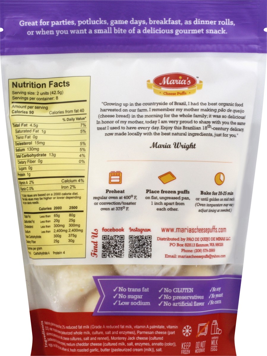 slide 2 of 13, Maria's Garlic Flavor Cheese Puffs 12 oz, 12 oz