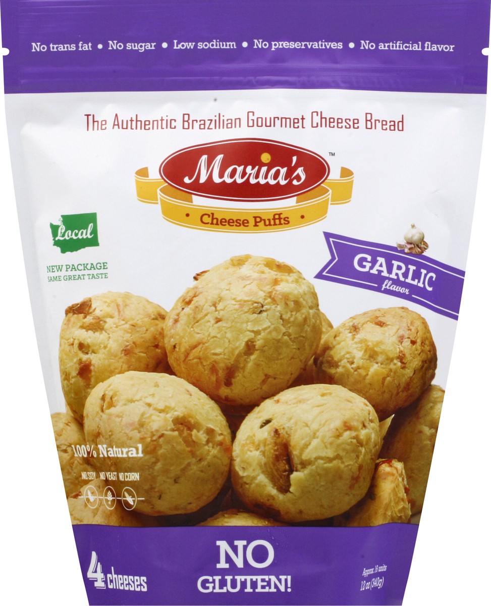 slide 6 of 13, Maria's Garlic Flavor Cheese Puffs 12 oz, 12 oz