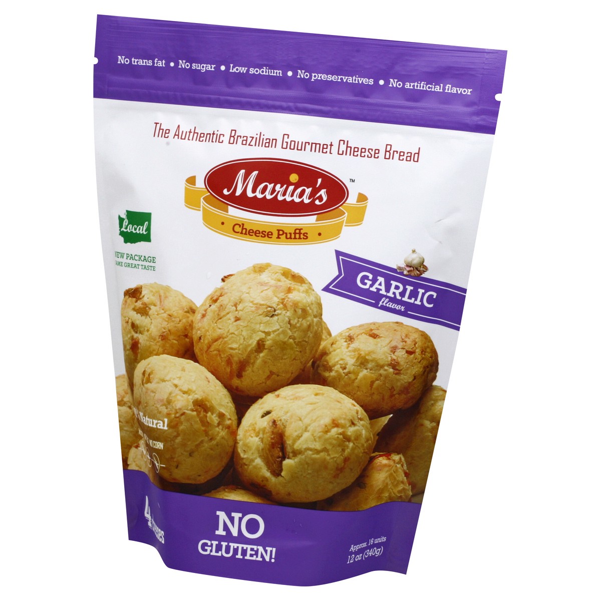 slide 13 of 13, Maria's Garlic Flavor Cheese Puffs 12 oz, 12 oz