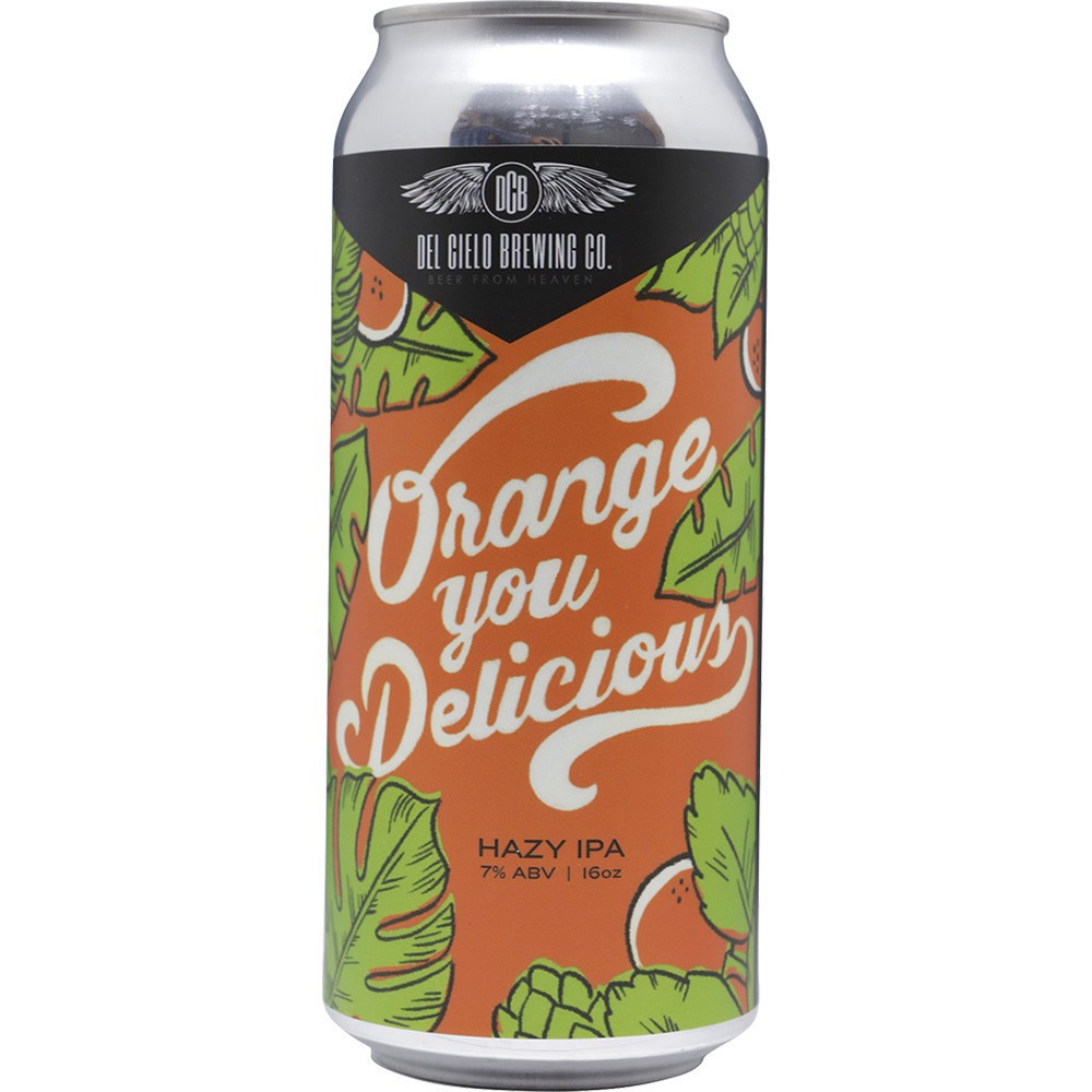 slide 1 of 1, Del Cielo Brewing Co. Orange You Delicious, 4 ct