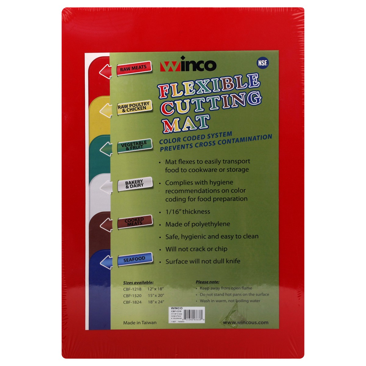 slide 10 of 10, WinCo Flexible Cutting Mat 1 ea, 1 ct