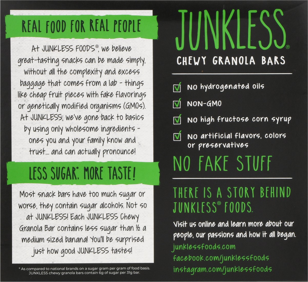 slide 6 of 12, Junkless Oats & Honey Chewy Granola Bars, 6 ct