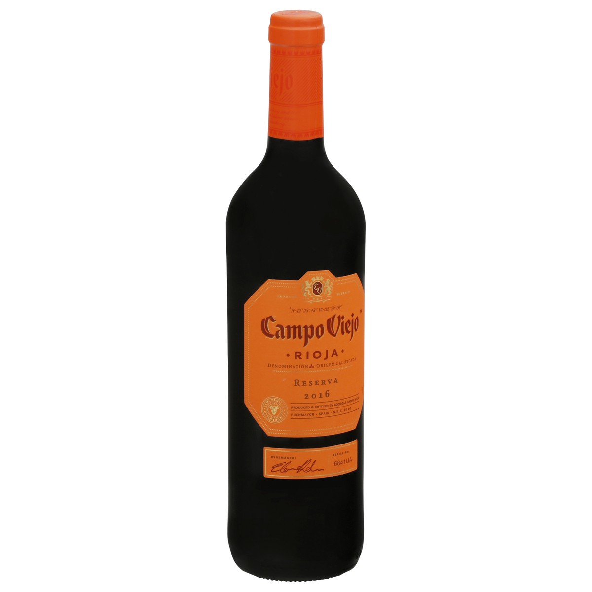 slide 9 of 9, Campo Viejo Reserva Red Wine, 750 mL Bottle, 13.5% ABV, 750 ml