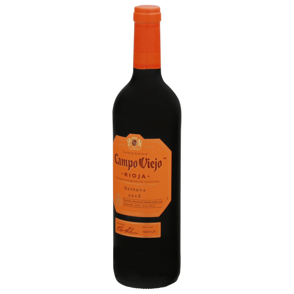 slide 7 of 9, Campo Viejo Reserva Red Wine, 750 mL Bottle, 13.5% ABV, 750 ml