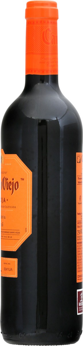 slide 2 of 9, Campo Viejo Reserva Red Wine, 750 mL Bottle, 13.5% ABV, 750 ml