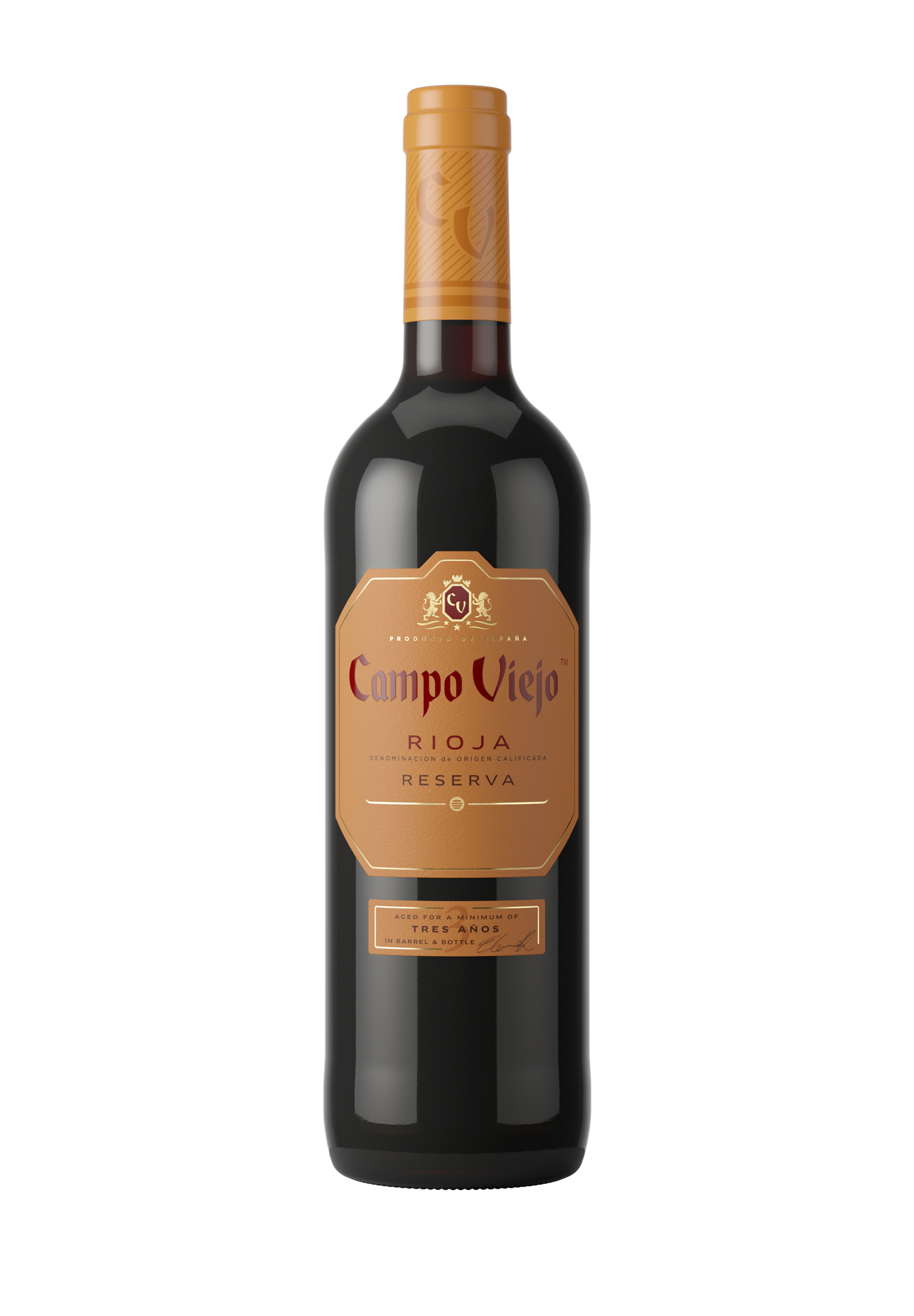 slide 1 of 9, Campo Viejo Reserva Red Wine, 750 mL Bottle, 13.5% ABV, 750 ml