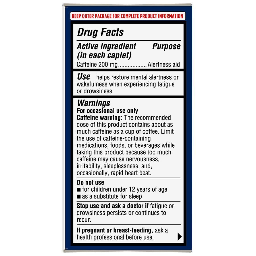 slide 3 of 5, Walgreens Maximum Strength 200Mg Awake Coated Caplets, 60 ct