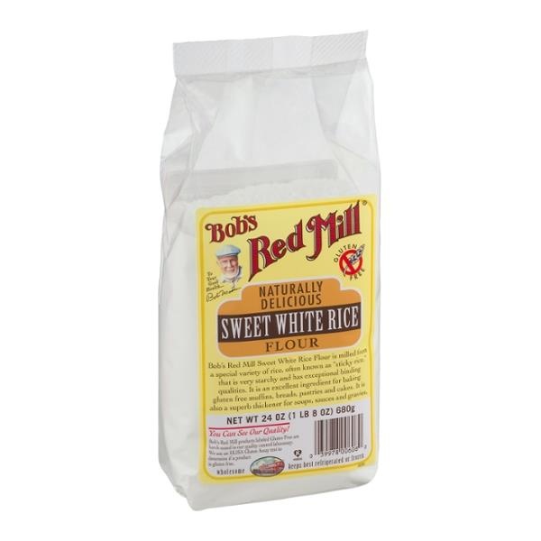 slide 1 of 1, Bob's Red Mill Sweet White Rice Flour, 24 oz