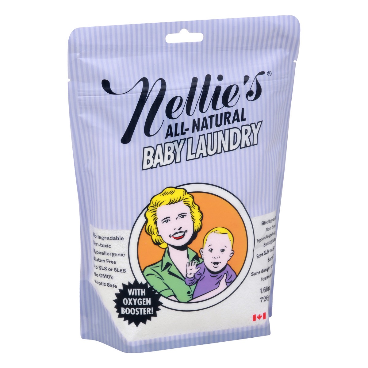 slide 2 of 9, Nellie's All-Natural Baby Laundry Soda Pouch, 1.6 lb