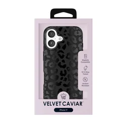 Velvet Caviar Black Leo iPhone 17