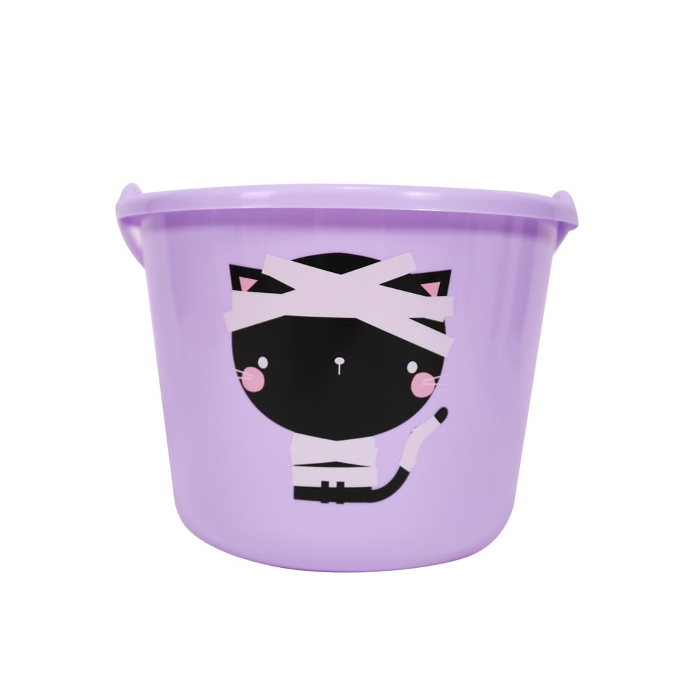 slide 1 of 1, Holiday Home Mummy Cat Treat Bucket, 1 ct