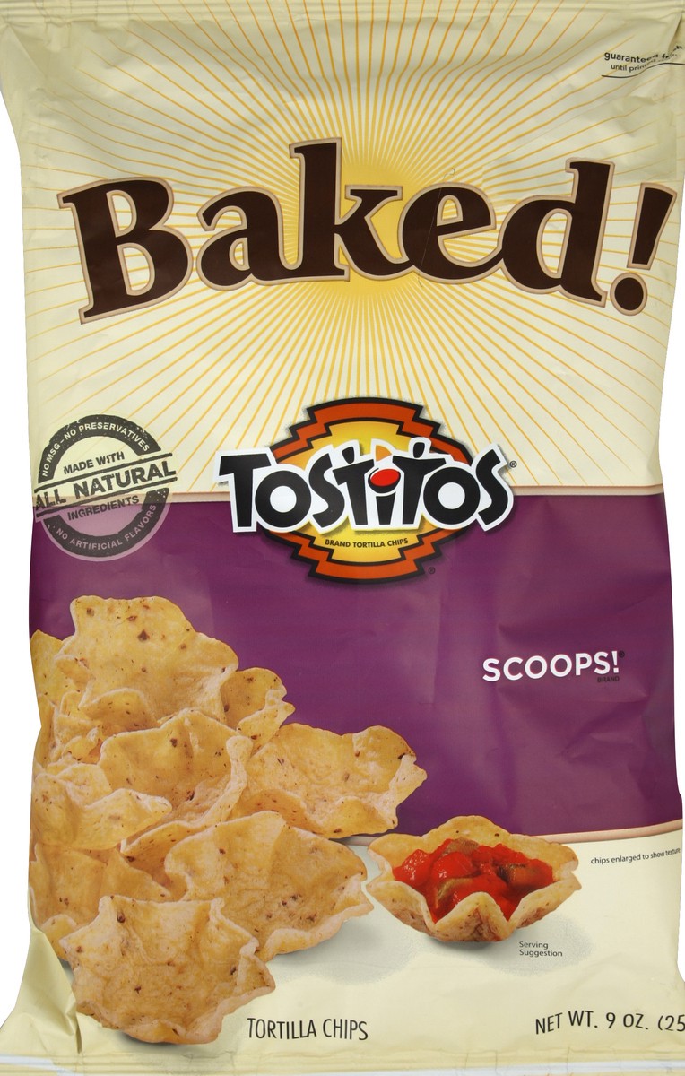 slide 5 of 6, Tostitos Scoops Baked, 9 oz