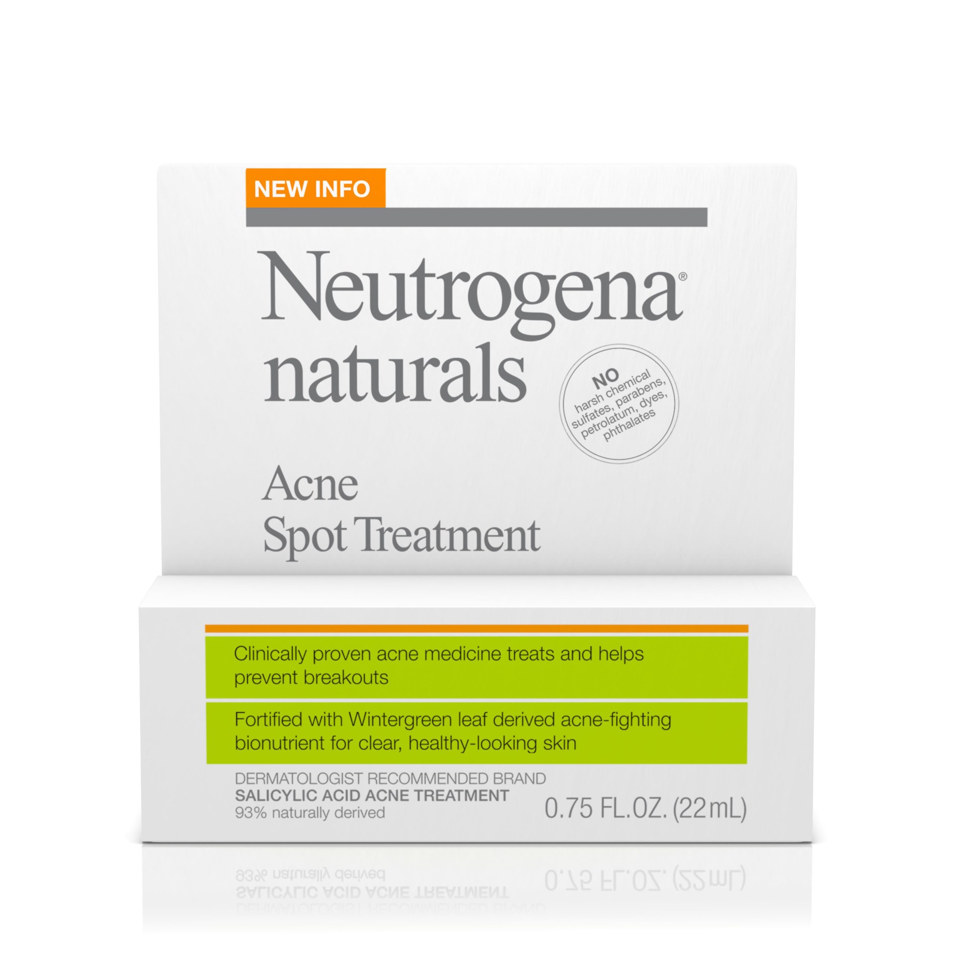 slide 1 of 5, NEUTROGENA Naturals Acne Spot Treatment, .75 Oz, 0.75 fl oz