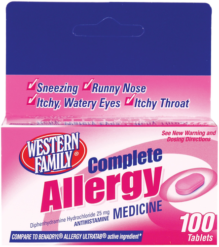 slide 1 of 1, Western Family Complete Allergy Medicine, 1 ct